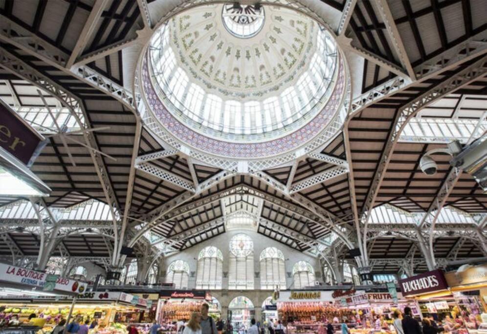 Central Market Beautiful Loft Valencia Exterior foto